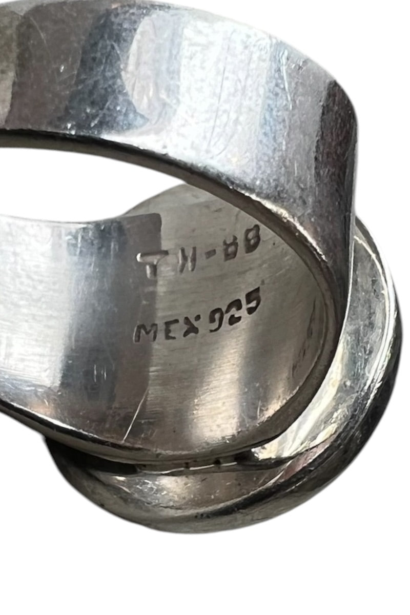 MADE IN MEXICO 925 SILVER RING / SILVER [SIZE: 19号相当 USED]