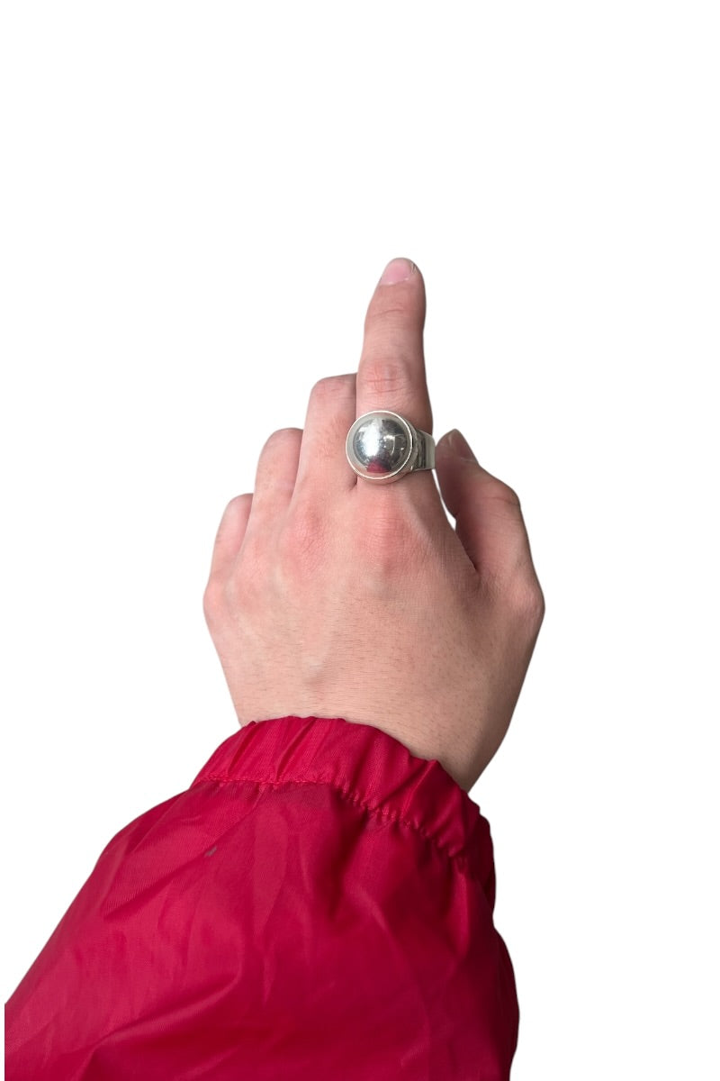 MADE IN MEXICO 925 SILVER RING / SILVER [SIZE: 19号相当 USED]