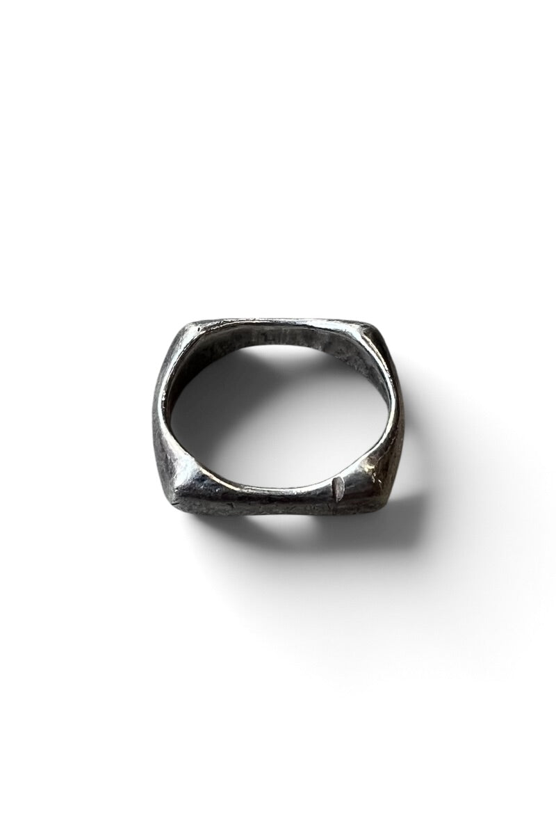 925 SILVER RING / SILVER [SIZE: 12号相当 USED]
