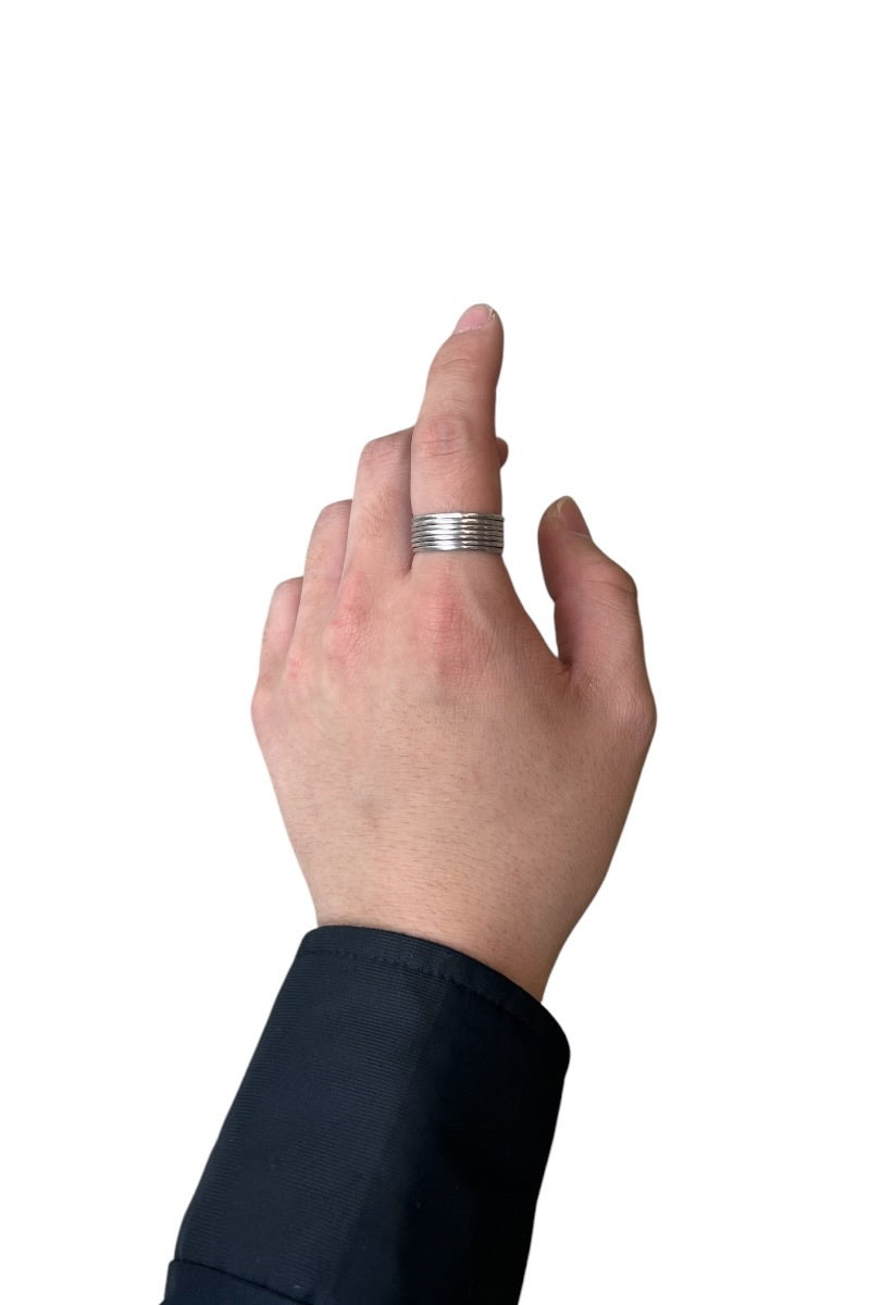 MADE IN MEXICO 925 SILVER RING / SILVER [SIZE: 19.5号相当 USED]