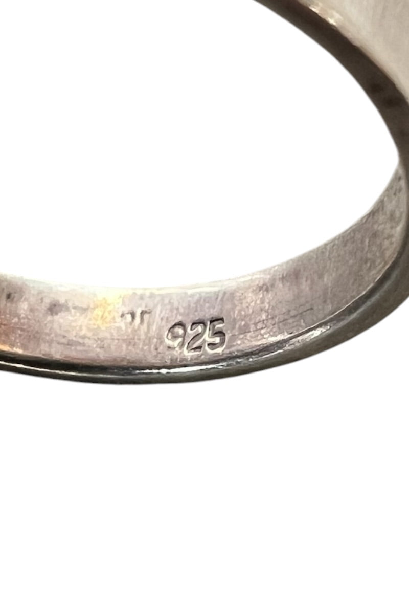925 SILVER RING / SILVER [SIZE: 29号相当 USED]