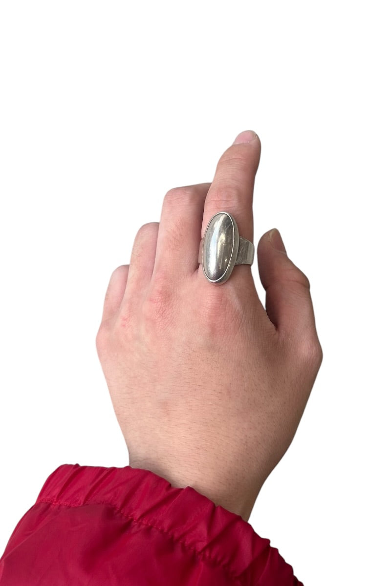 MADE IN MEXICO 925 SILVER RING / SILVER [SIZE: 19号相当 USED]