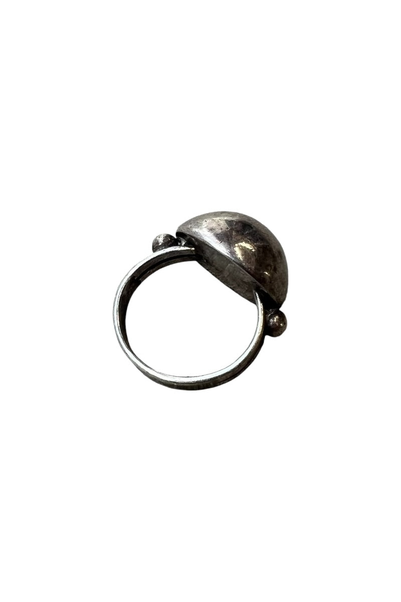 925 SILVER RING / SILVER [SIZE: 11号相当 USED]
