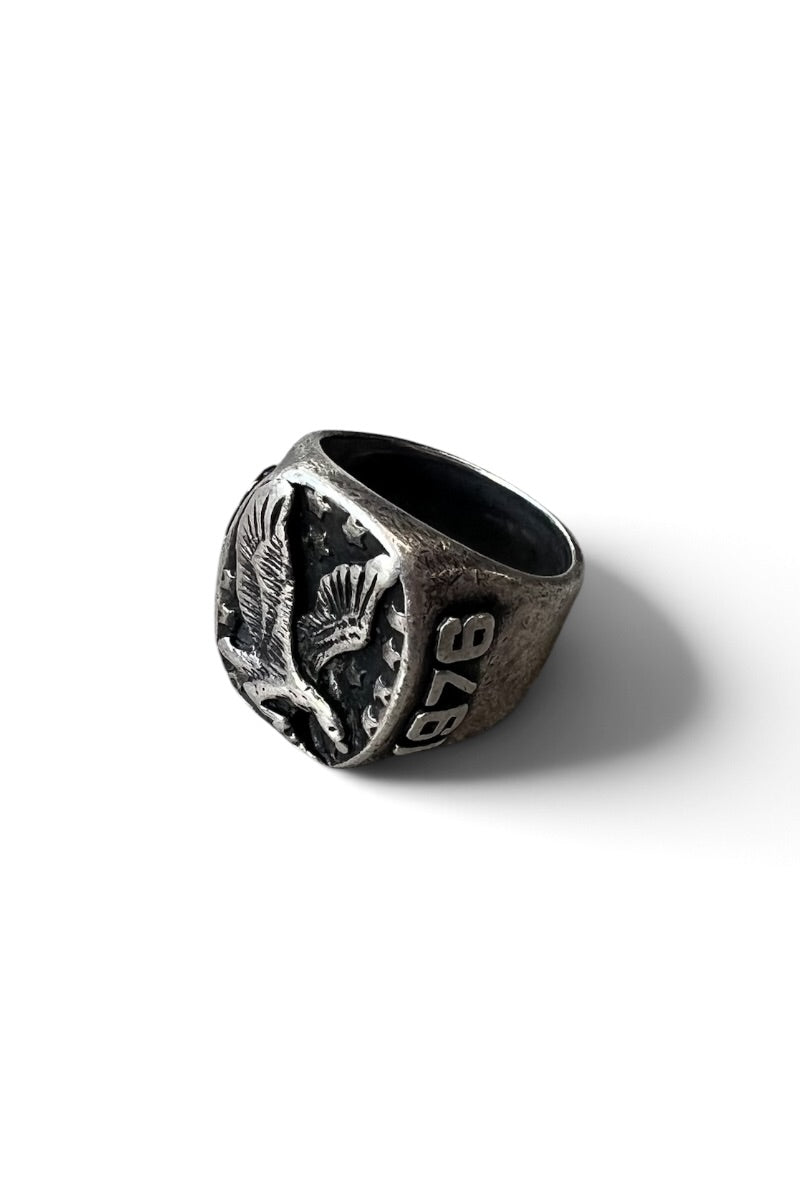 925 SILVER RING / SILVER [SIZE: 20.5号相当 USED]