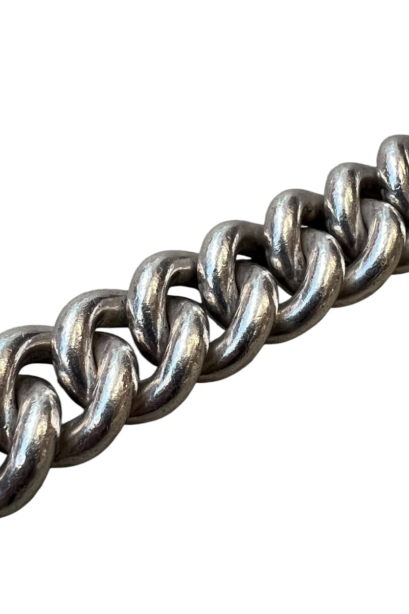925 SILVER BOUCLE SELLIER TYPE BRACELET / SILVER [SIZE: ONE SIZE USED]
