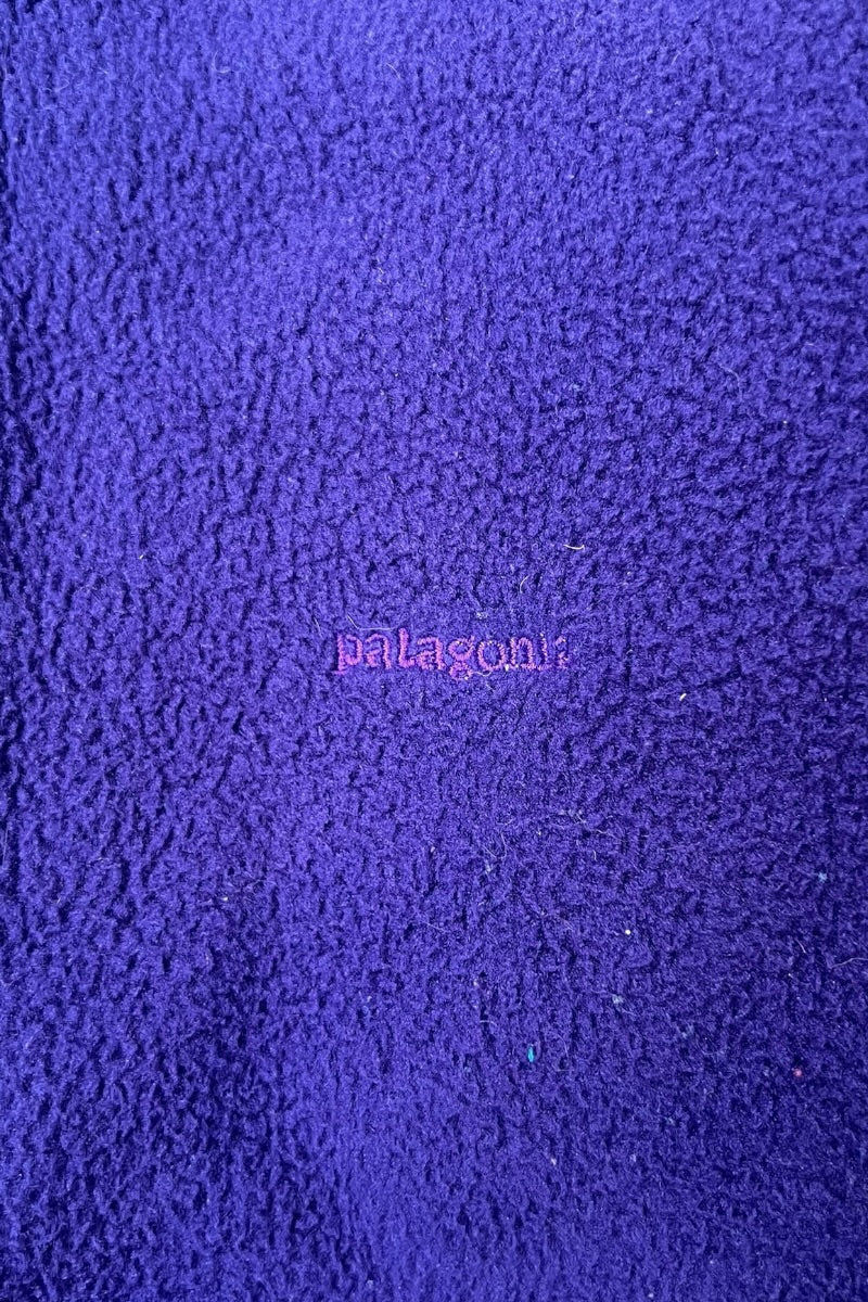 MADE IN USA 90'S HALF-ZIP SNAP-T FLEECE JACKET / PURPLE [SIZE: S USED]