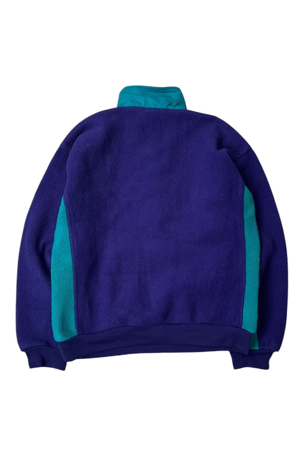 MADE IN USA 90'S HALF-ZIP SNAP-T FLEECE JACKET / PURPLE [SIZE: S USED]