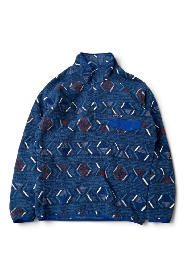 17'S SYNCHILLA T-SNAP FLEECE JACKET / PATTERN [SIZE: M USED]