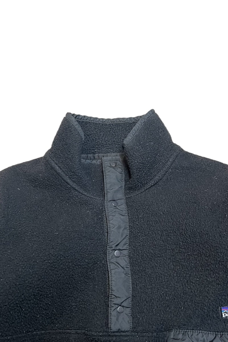 MADE IN USA 90'S SNAP-T FLEECE JACKET / BLACK [SIZE: M USED]