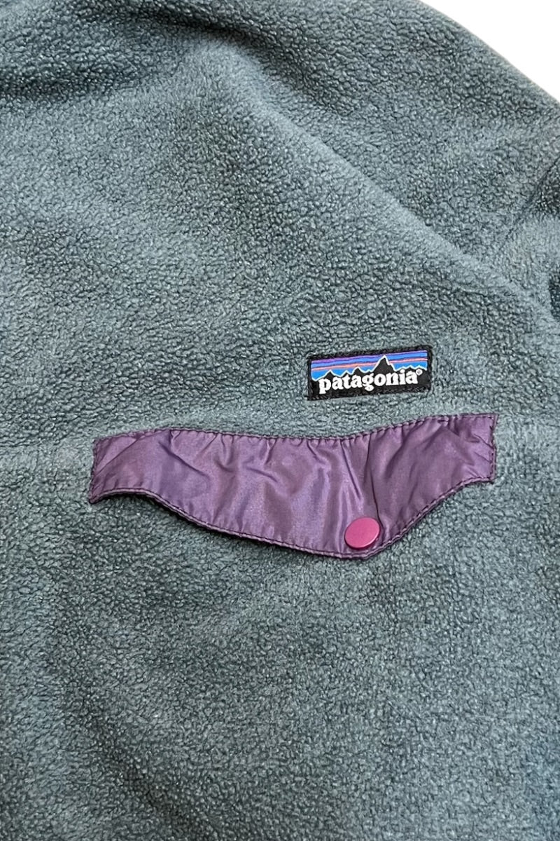 90'S SNAP-T FLEECE JACKET / OLIVE [SIZE: XL USED]