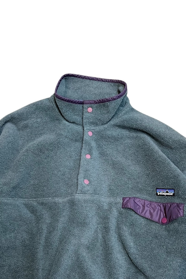 90'S SNAP-T FLEECE JACKET / OLIVE [SIZE: XL USED]