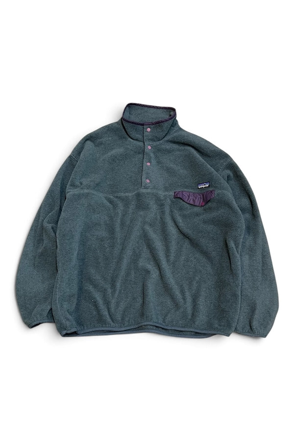 90'S SNAP-T FLEECE JACKET / OLIVE [SIZE: XL USED]