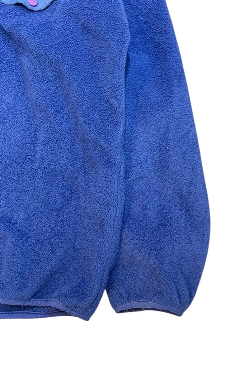 MADE IN USA 97'S SYNCHILLA SNAP-T FLEECE JACKET / BLUE [SIZE: XL USED]