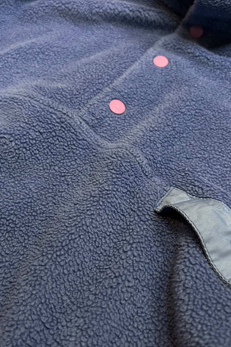 MADE IN USA 97'S SYNCHILLA SNAP-T FLEECE JACKET / BLUE [SIZE: XL USED]