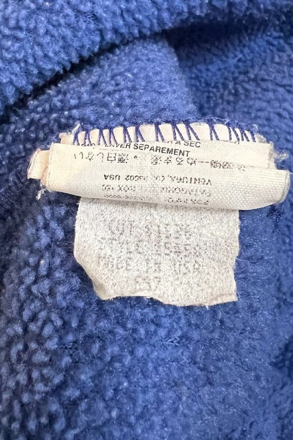 MADE IN USA 97'S SYNCHILLA SNAP-T FLEECE JACKET / BLUE [SIZE: XL USED]