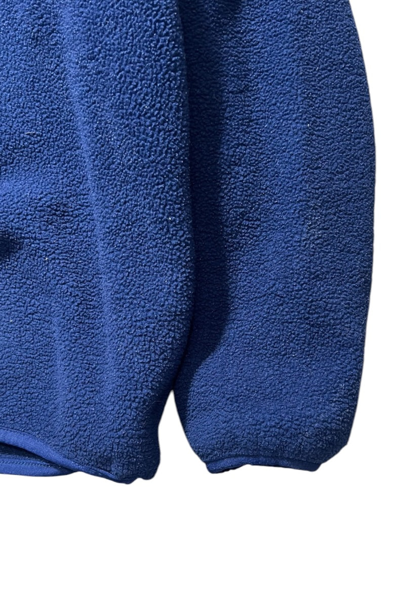 Y2K 00'S SYNCHILLA SNAP-T FLEECE JACKET / NAVY [SIZE: L USED]