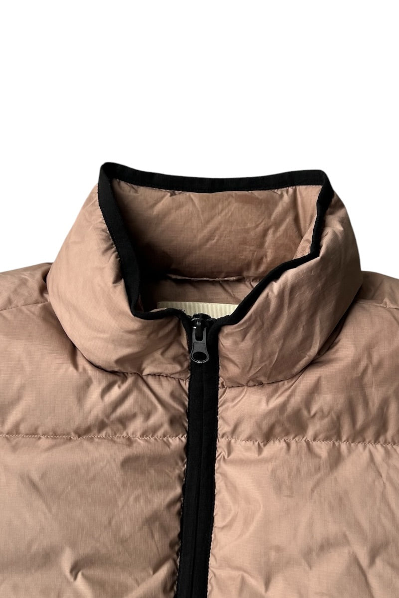 22AW DOWN ZIP VEST SAMPLE / BEIGE [SIZE: M USED]