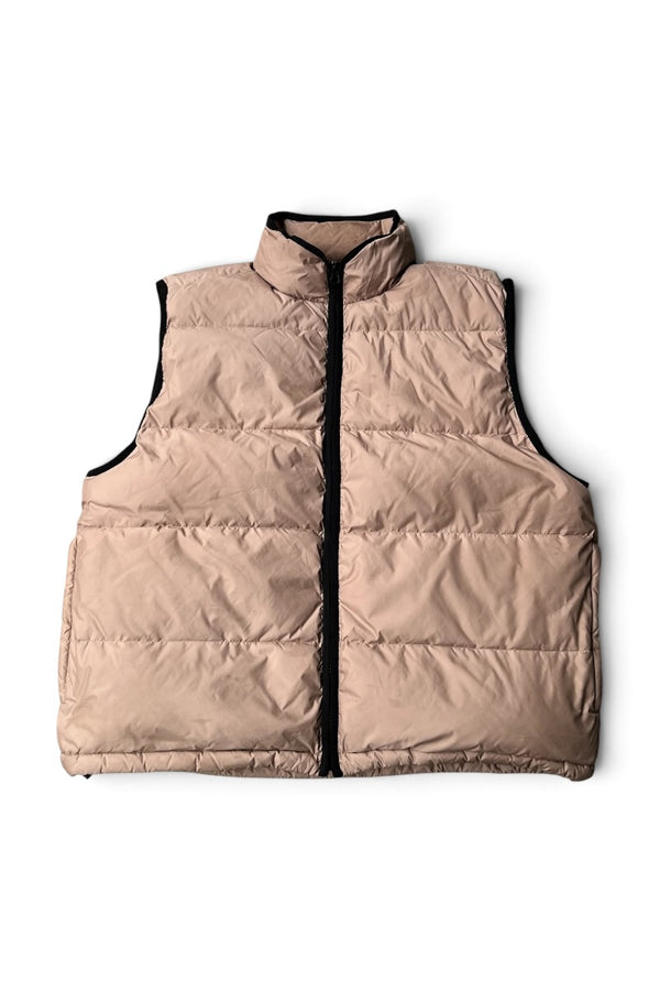 22AW DOWN ZIP VEST SAMPLE / BEIGE [SIZE: M USED]