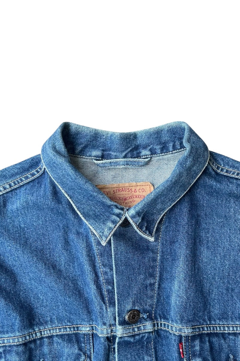 MADE IN ITALY 92'S 70503 DENIM JACKET / INDIGO [SIZE: XL USED]
