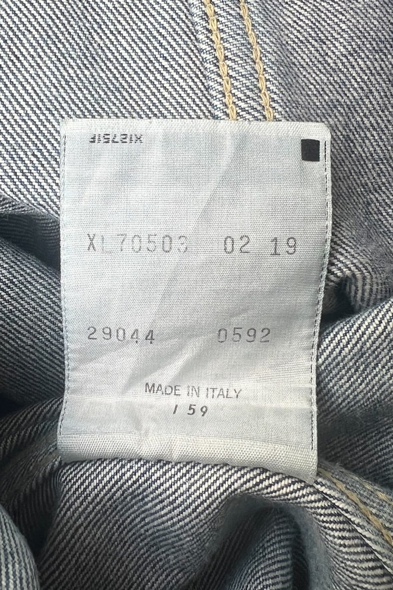 MADE IN ITALY 92'S 70503 DENIM JACKET / INDIGO [SIZE: XL USED]