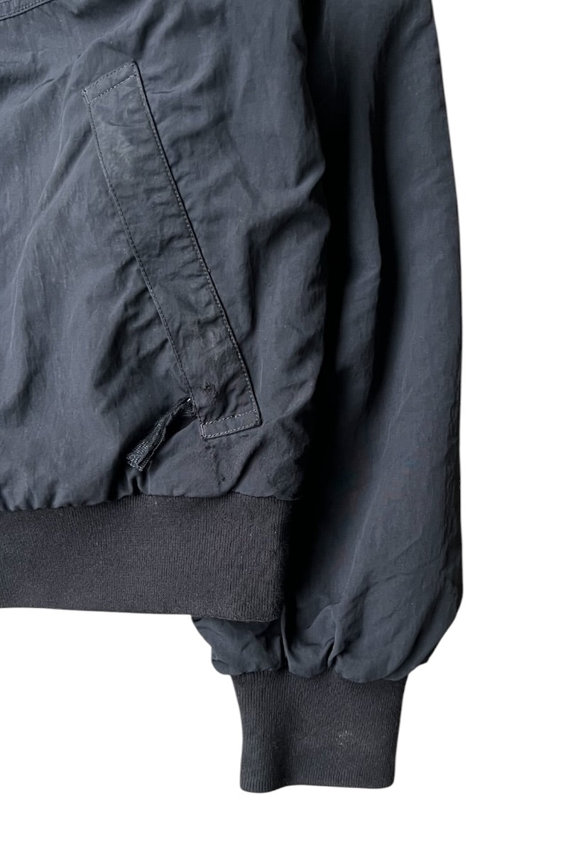 NYLON FLEECE LINNER ZIP JACKET / BLACK [SIZE: S USED]