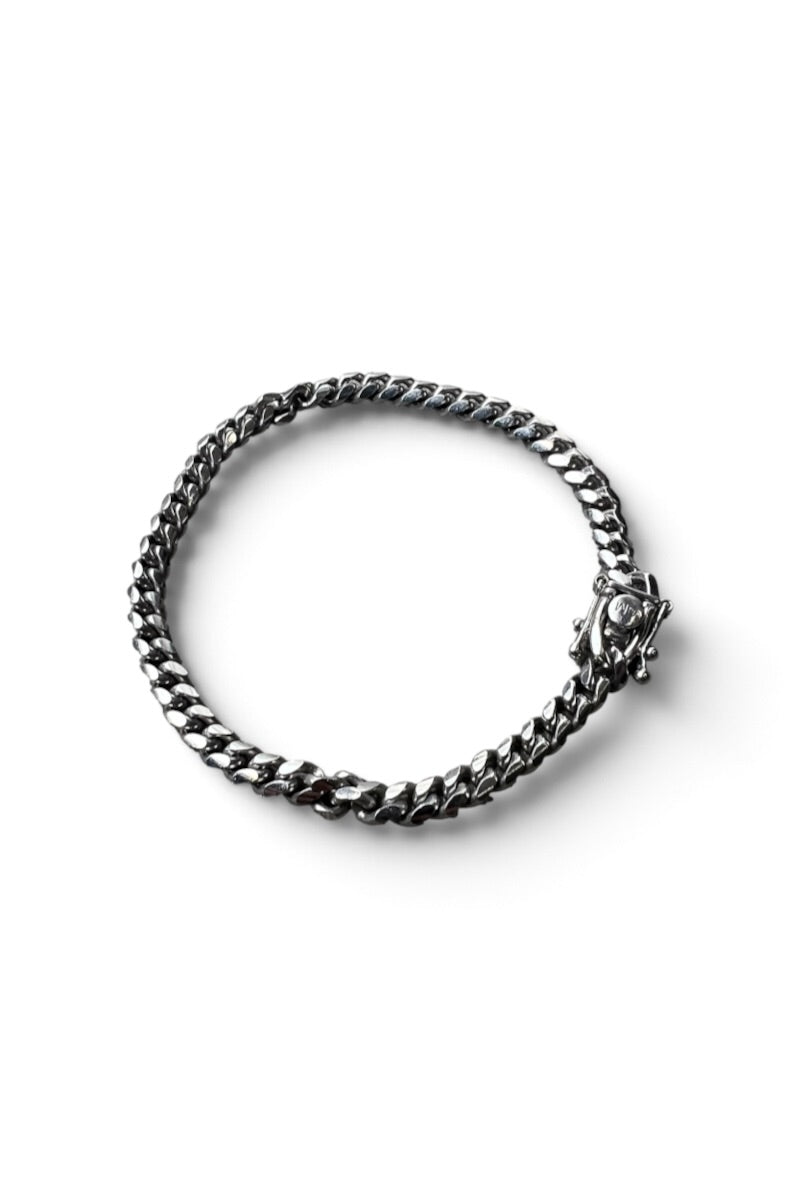MADE IN ITALY 925 SILVER BRACELET / SILVER [SIZE: ONE SIZE USED]