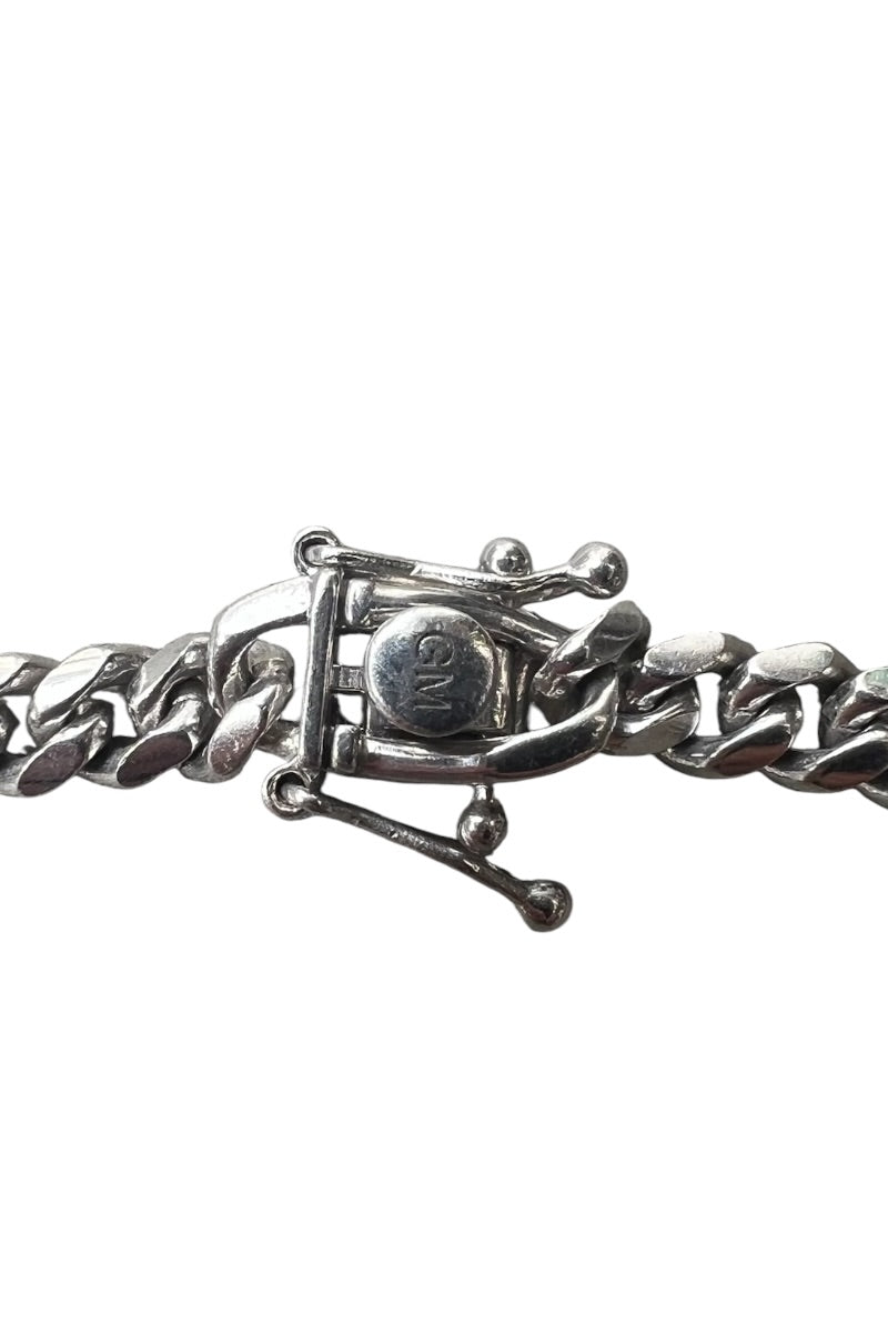 MADE IN ITALY 925 SILVER BRACELET / SILVER [SIZE: ONE SIZE USED]