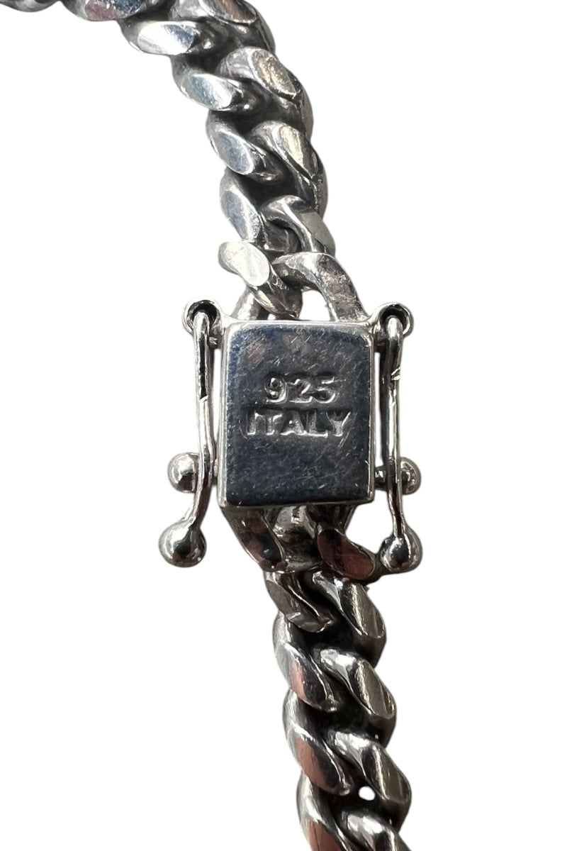 MADE IN ITALY 925 SILVER BRACELET / SILVER [SIZE: ONE SIZE USED]