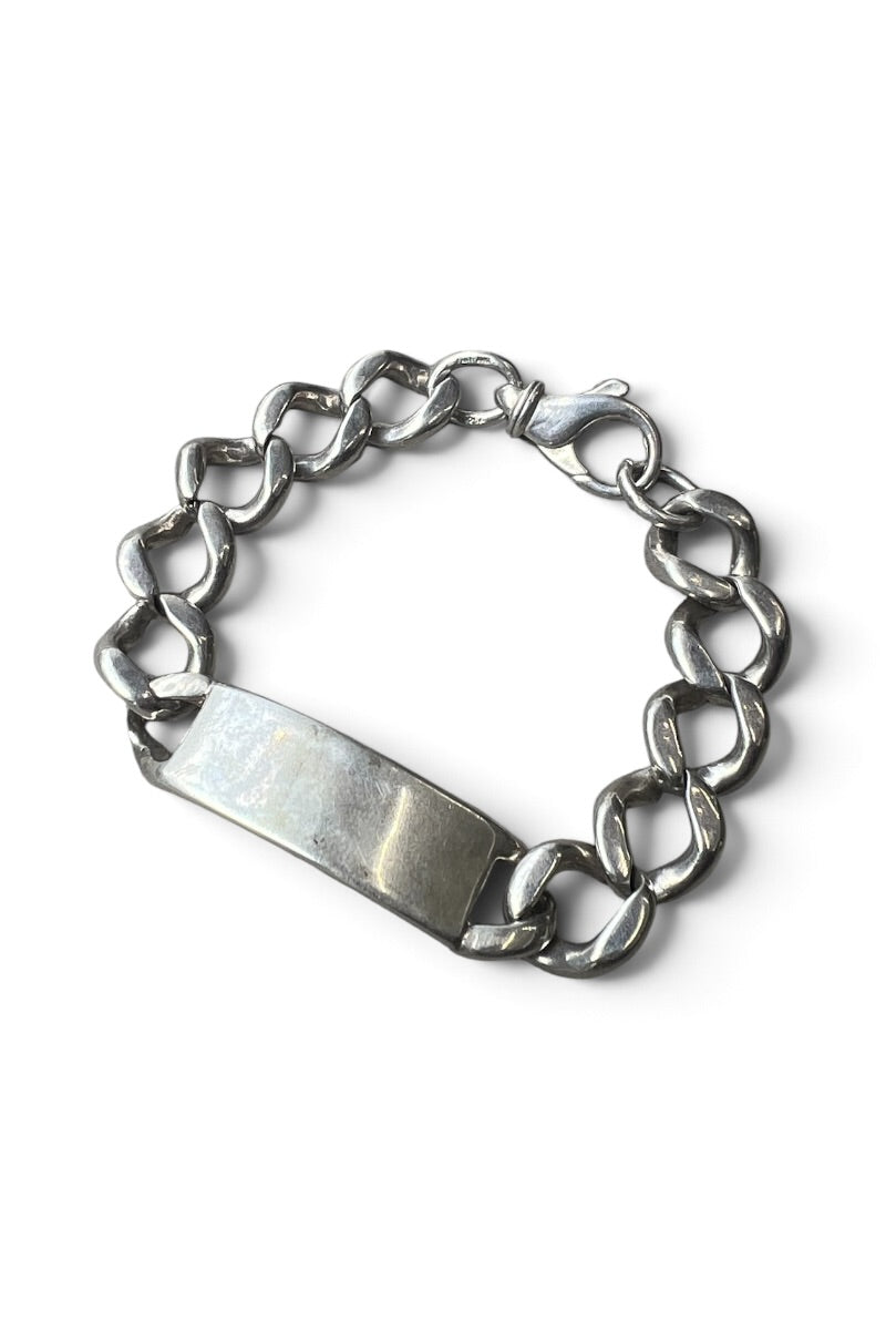 925 SILVER ID BRACELET / SILVER [SIZE: ONE SIZE USED]