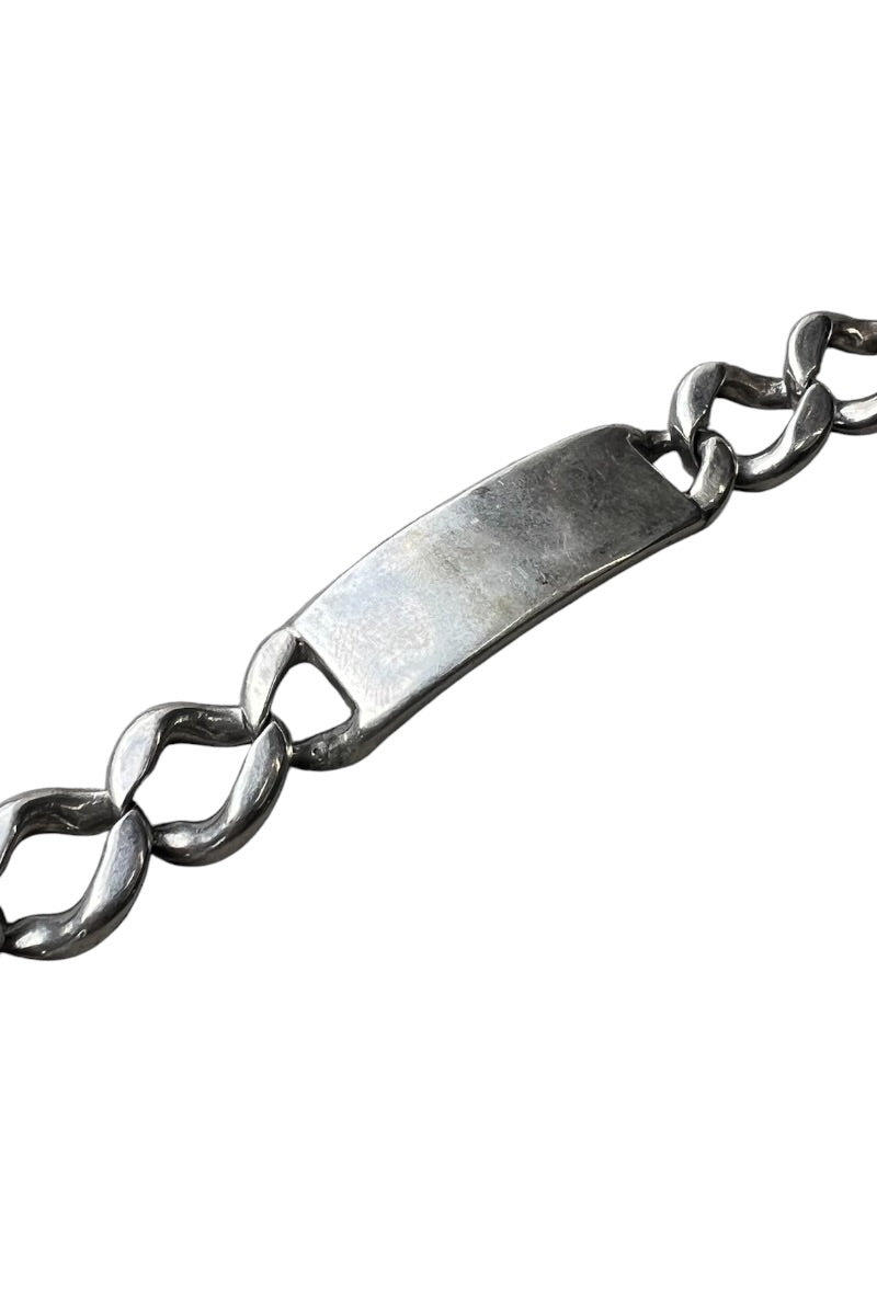 925 SILVER ID BRACELET / SILVER [SIZE: ONE SIZE USED]