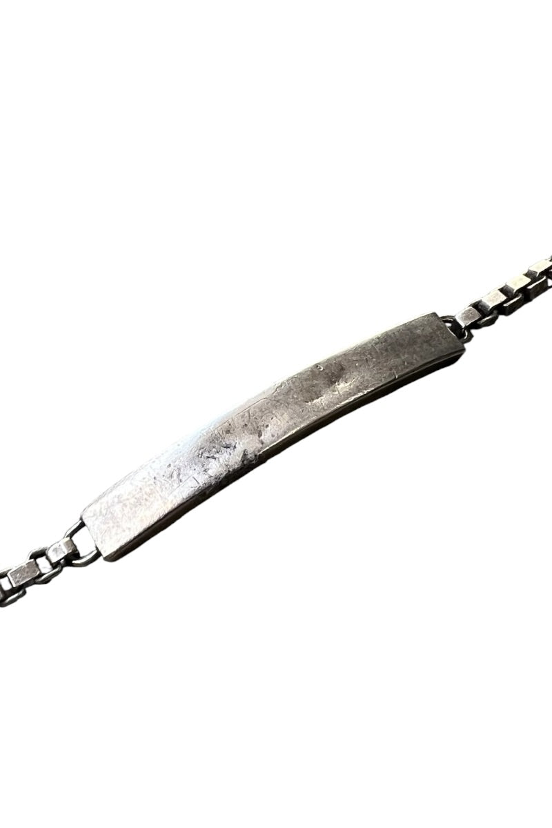 MADE IN ITALY 925 SILVER BRACELET / SILVER [SIZE: ONE SIZE USED]