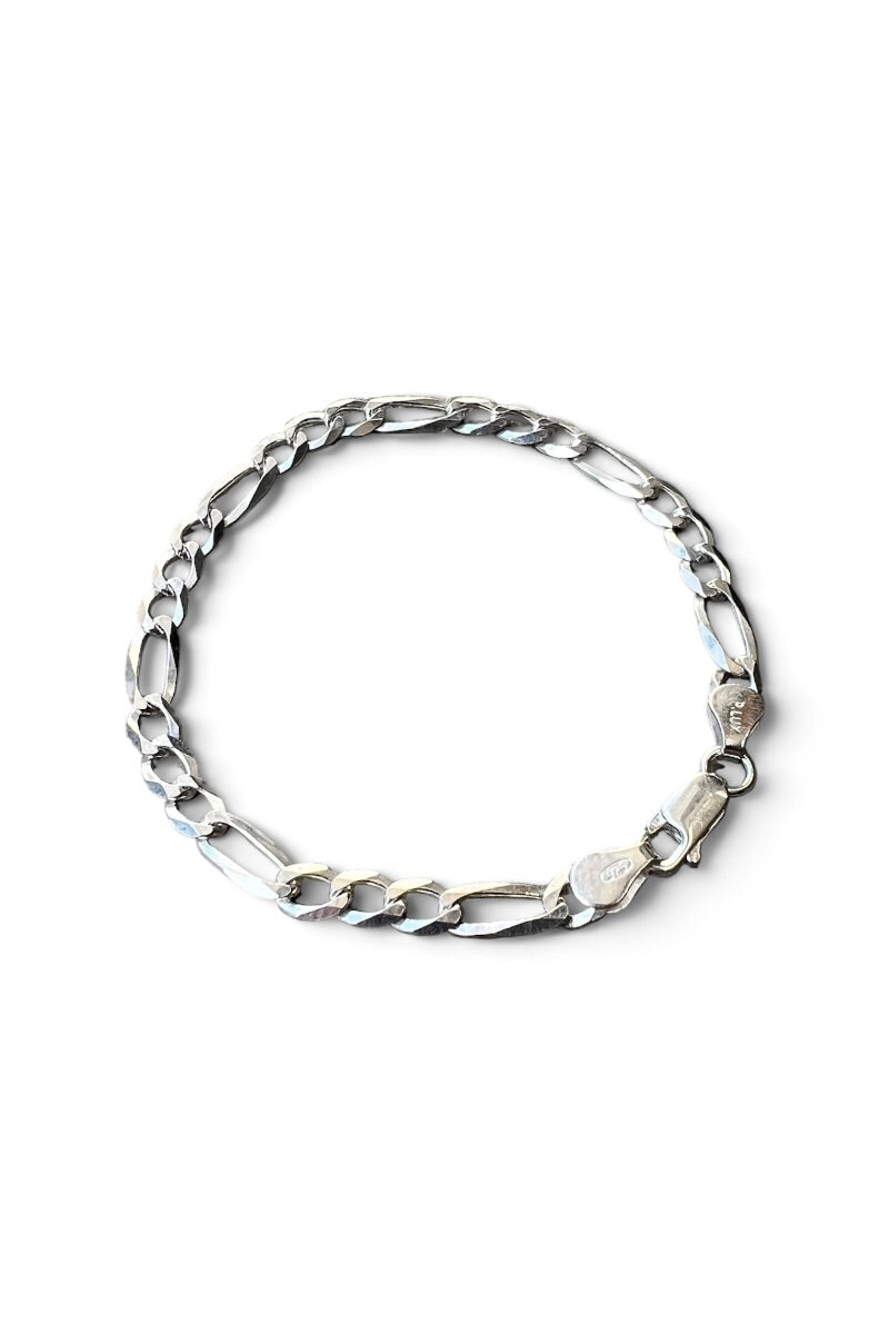 MADE IN ITALY 925 SILVER BRACELET / SILVER [SIZE: ONE SIZE USED]