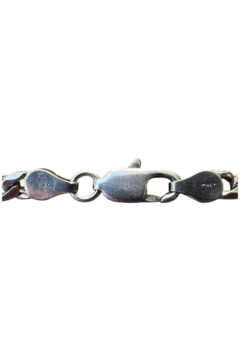 MADE IN ITALY 925 SILVER BRACELET / SILVER [SIZE: ONE SIZE USED]