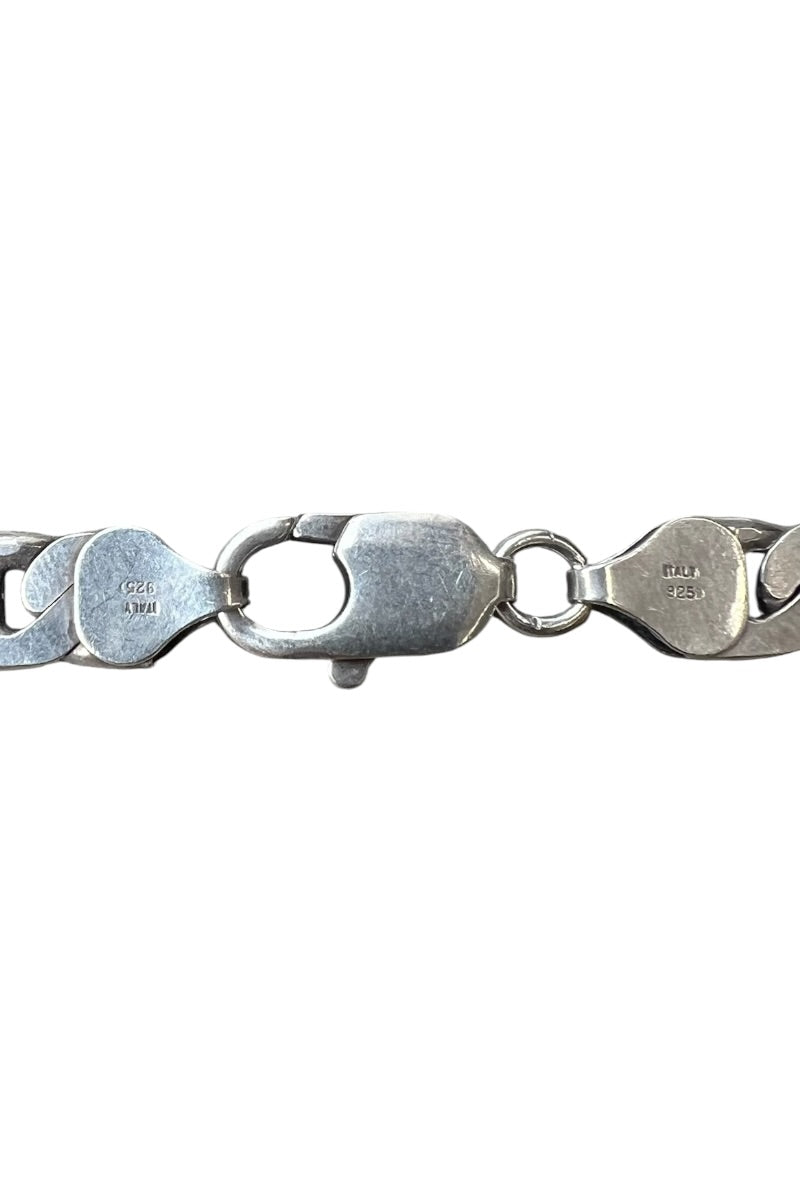 MADE IN ITALY 925 SILVER NECKLACE / SILVER [SIZE: ONE SIZE USED]