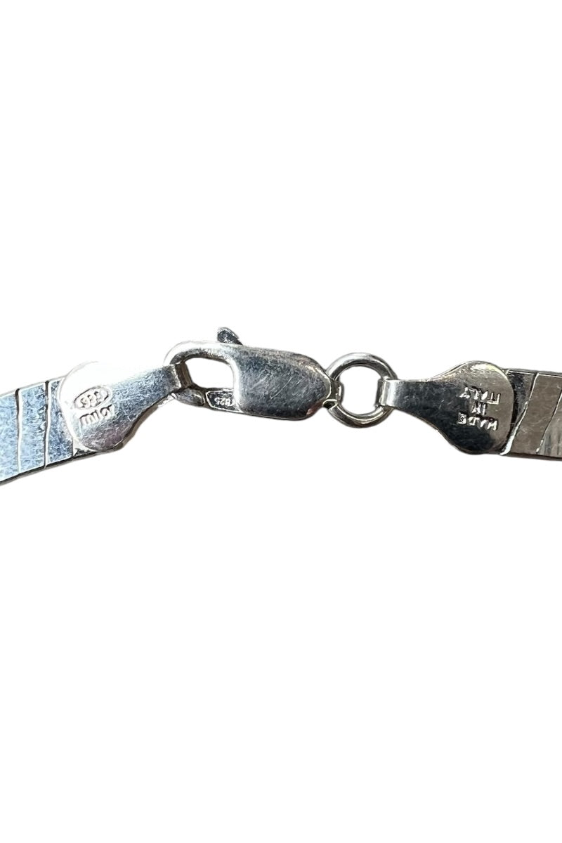 925 SILVER SNAKE CHAIN NECKLACE / SILVER [SIZE: ONE SIZE USED]