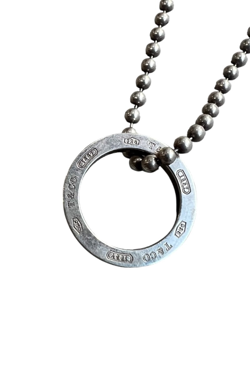 925 SILVER CIRCLE NECKLACE / SILVER [SIZE: ONE SIZE USED]