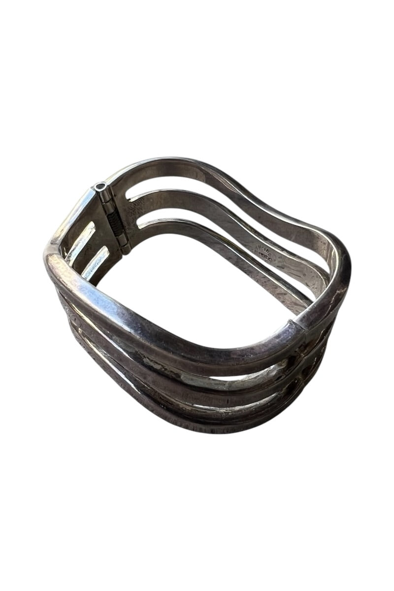MADE IN MEXICO 925 SILVER BANGLE / SILVER [SIZE: ONE SIZE USED]