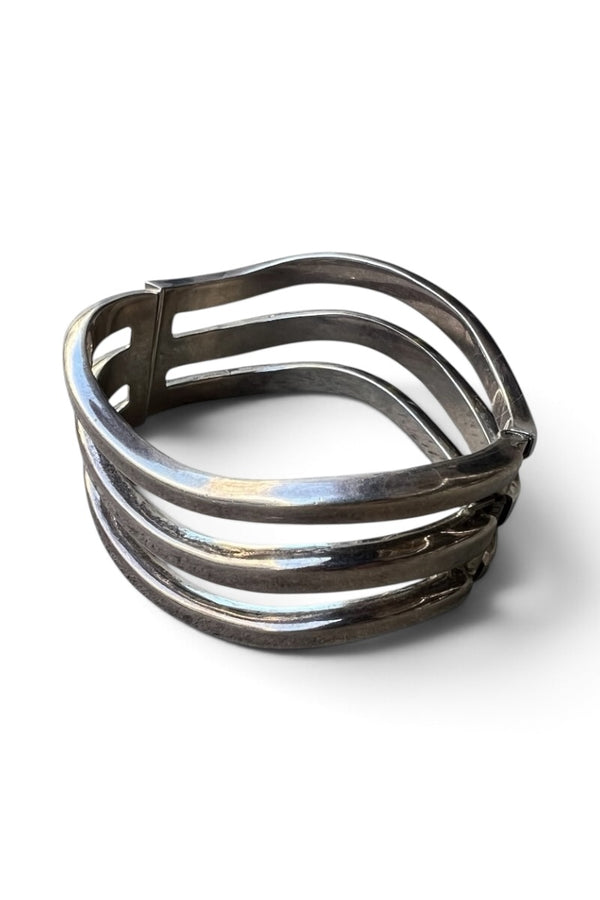 MADE IN MEXICO 925 SILVER BANGLE / SILVER [SIZE: ONE SIZE USED]