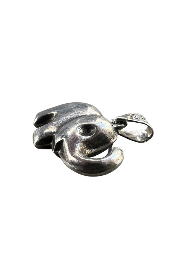 925 SILVER ELEPHANT PENDANT TOP / SILVER [SIZE: ONE SIZE USED]