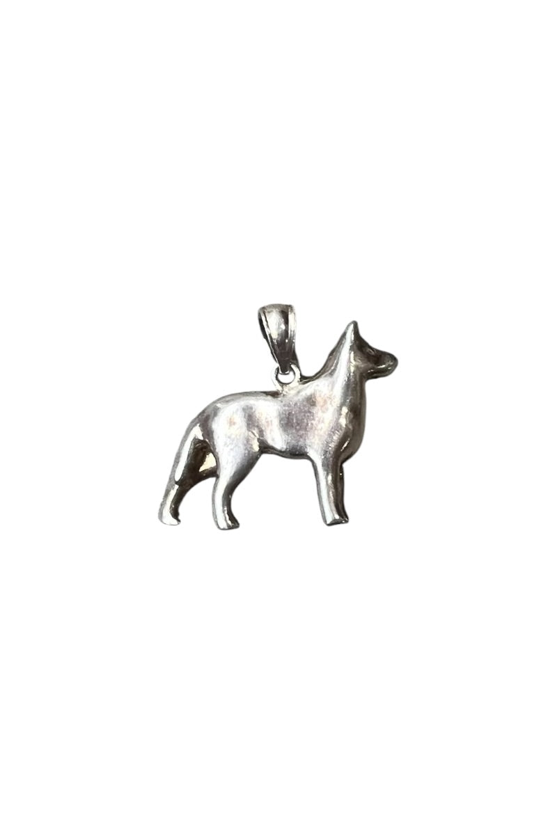 925 SILVER DOG PENDANT TOP / SILVER [SIZE: ONE SIZE USED]