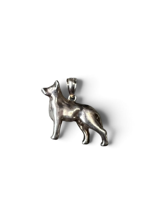 925 SILVER DOG PENDANT TOP / SILVER [SIZE: ONE SIZE USED]