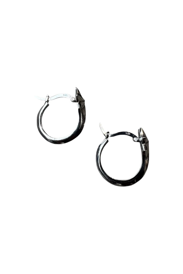 925 SILVER HOOP EARRINGS / SILVER [SIZE: ONE SIZE USED]