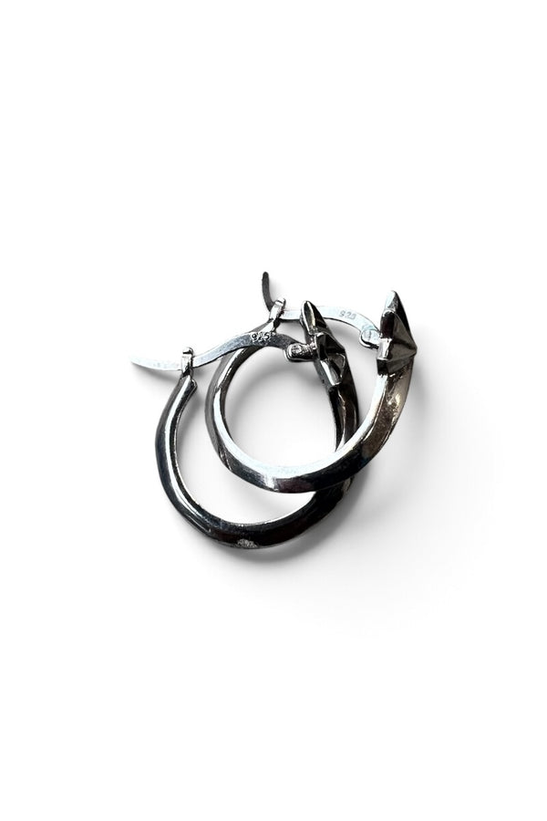 925 SILVER HOOP EARRINGS / SILVER [SIZE: ONE SIZE USED]