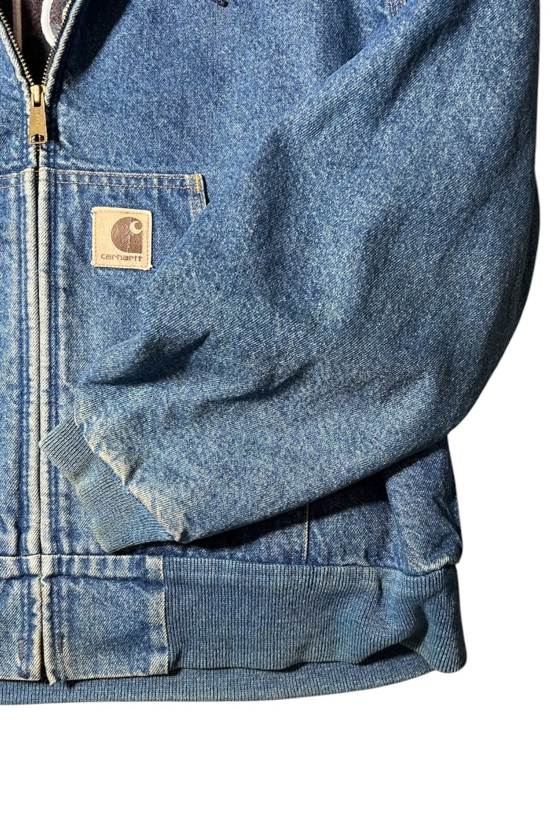 MADE IN USA 98'S RF KELLEY SERVICE INC. ADVERTISING DENIM ACTIVE JACKET USA企画品 / INDIGO [SIZE: XL USED]