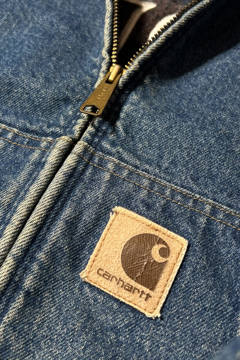 MADE IN USA 98'S RF KELLEY SERVICE INC. ADVERTISING DENIM ACTIVE JACKET USA企画品 / INDIGO [SIZE: XL USED]