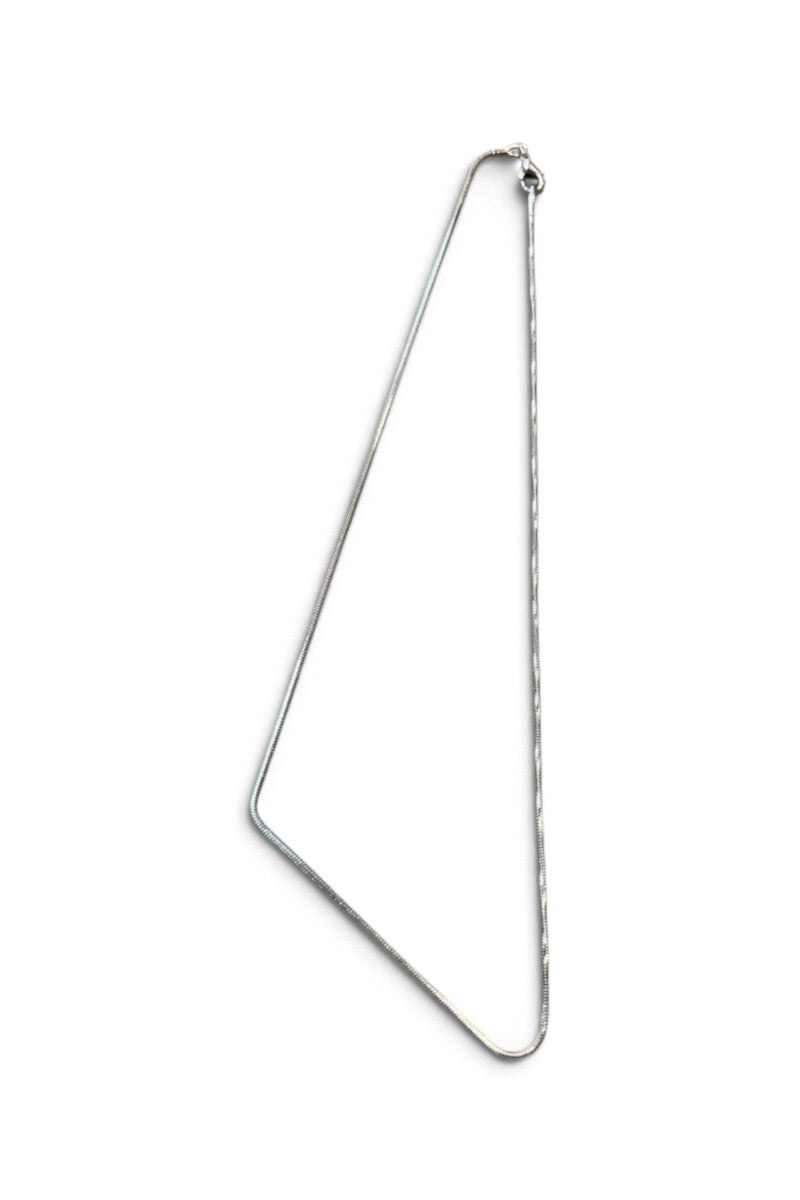 925 SILVER SNAKE CHAIN NECKLACE / SILVER [SIZE: ONE SIZE USED]