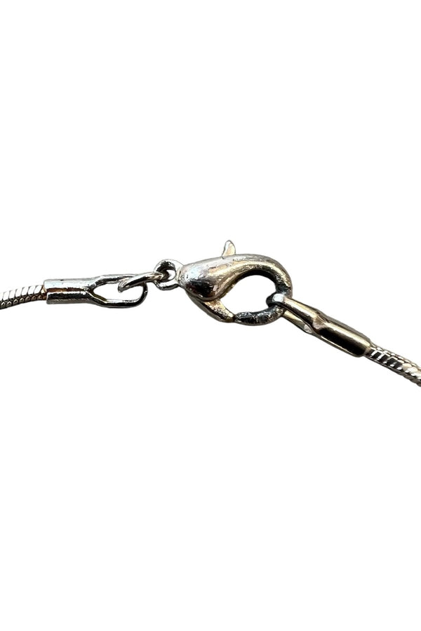 925 SILVER SNAKE CHAIN NECKLACE / SILVER [SIZE: ONE SIZE USED]