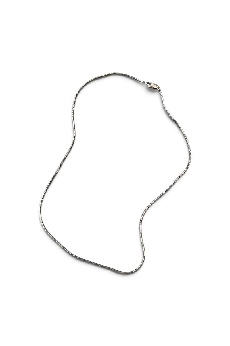 MADE IN ITALY 925 SILVER NECKLACE / SILVER [사이즈: ONE SIZE USED]