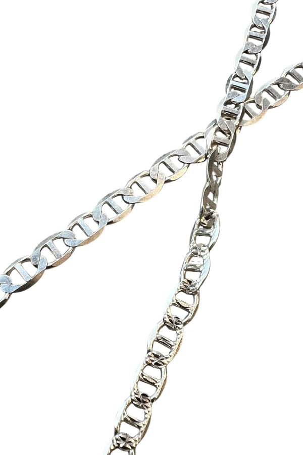 MADE IN ITALY 925 SILVER NECKLACE / SILVER [SIZE: ONE SIZE USED]