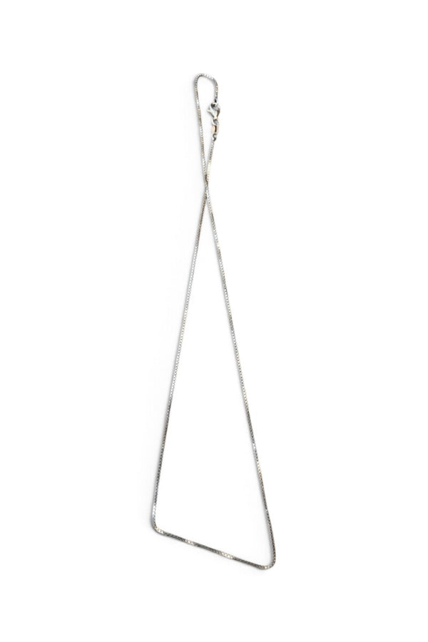 MADE IN ITALY 925 SILVER VENETIAN LINK NECKLACE / SILVER [SIZE: ONE SIZE USED]